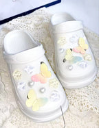 Pastel Butterfly Clog Charms Set