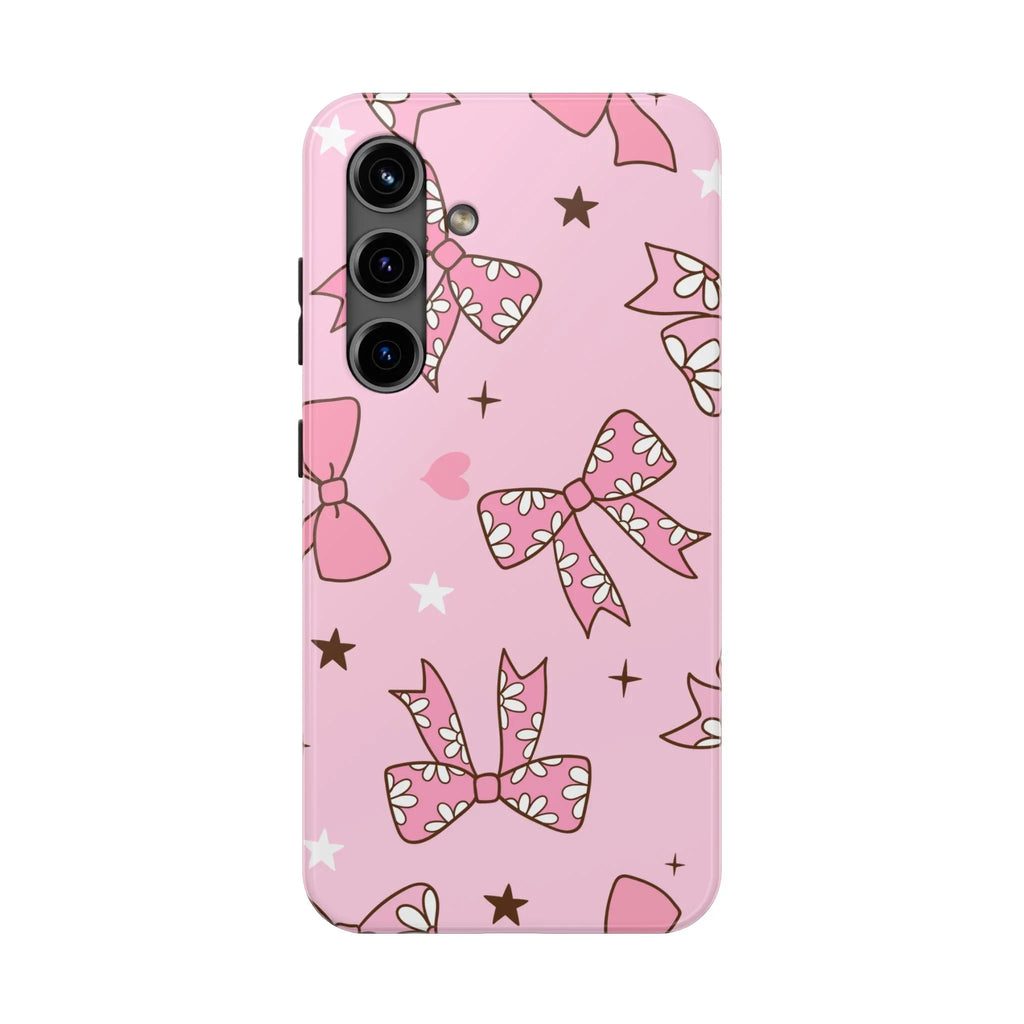 Pretty Pink Bows Phone Case (Apple & Android) - Pink Sweetheart