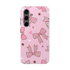 Pretty Pink Bows Phone Case (Apple & Android) - Pink Sweetheart