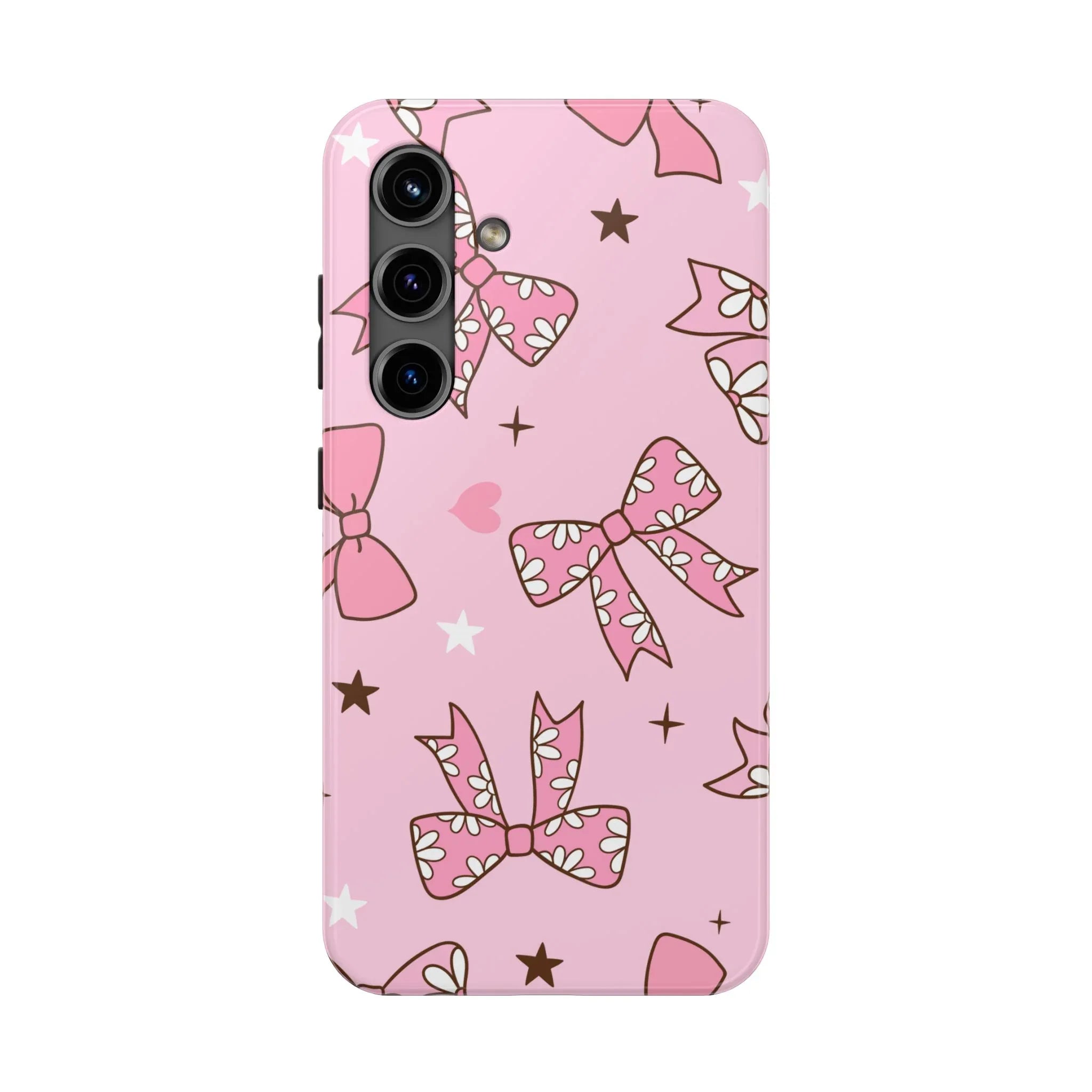 Pretty Pink Bows Phone Case (Apple & Android) - Pink Sweetheart