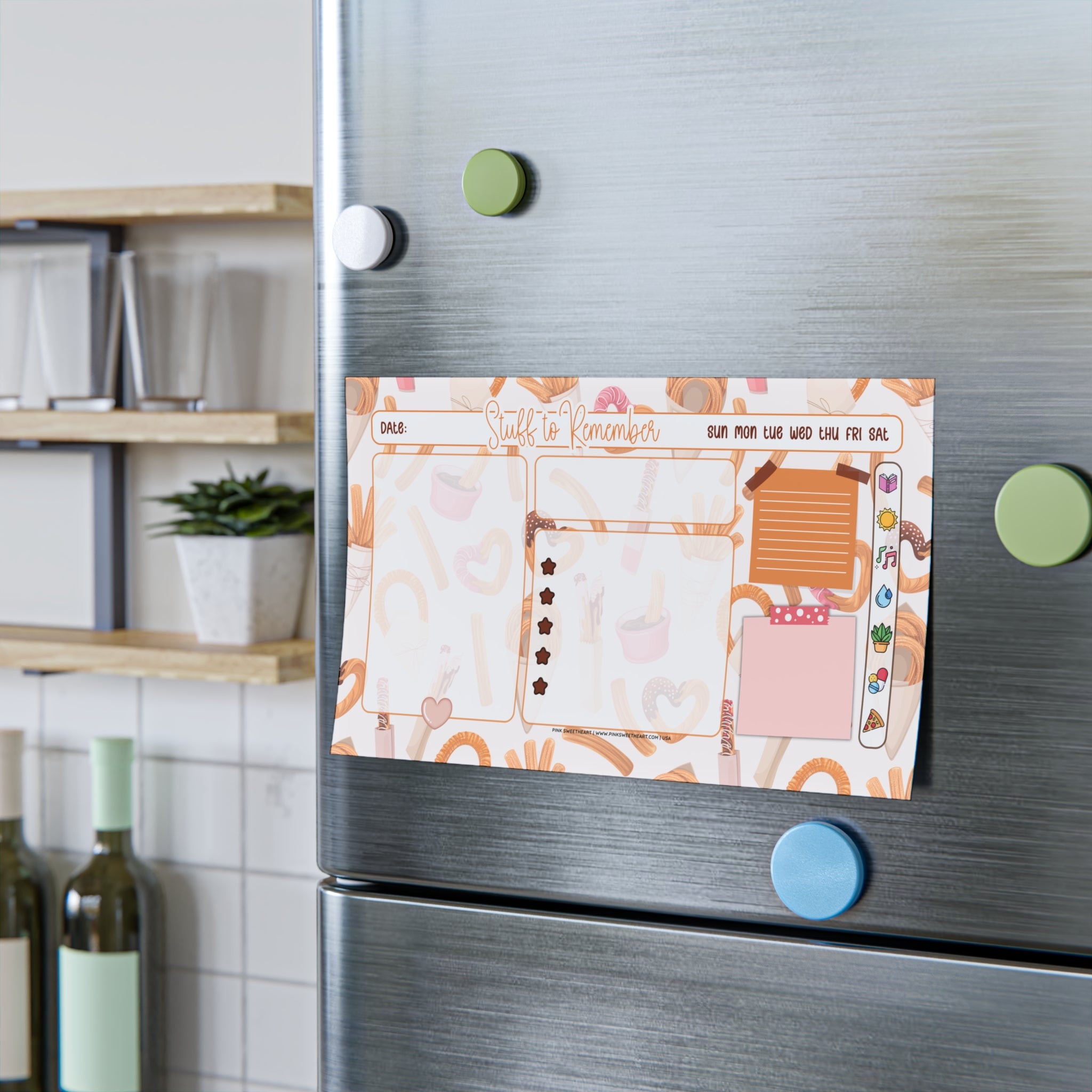 Decadent Sugared Churros Sticky Note Pad