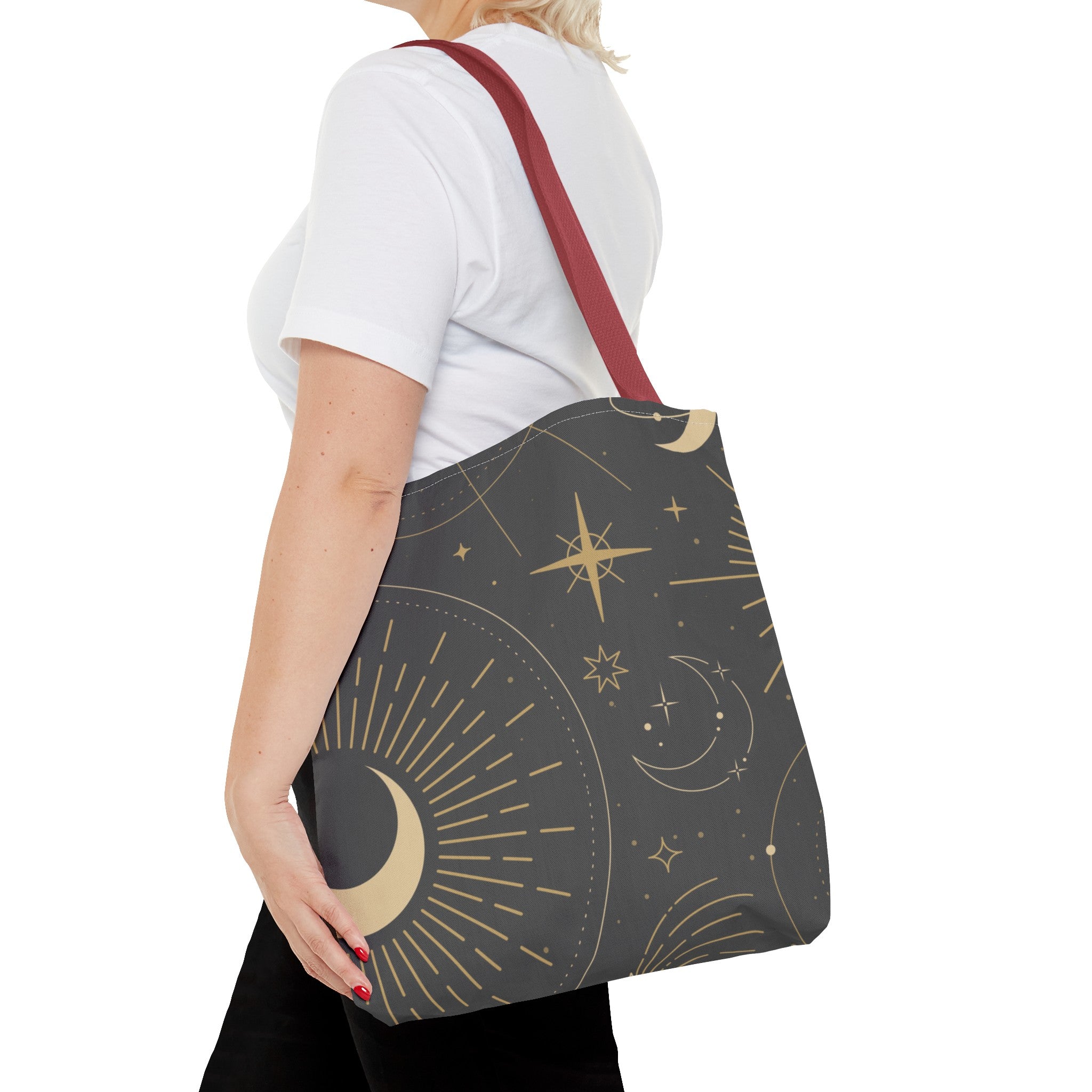Sun & Moon Abstract Tote Bag
