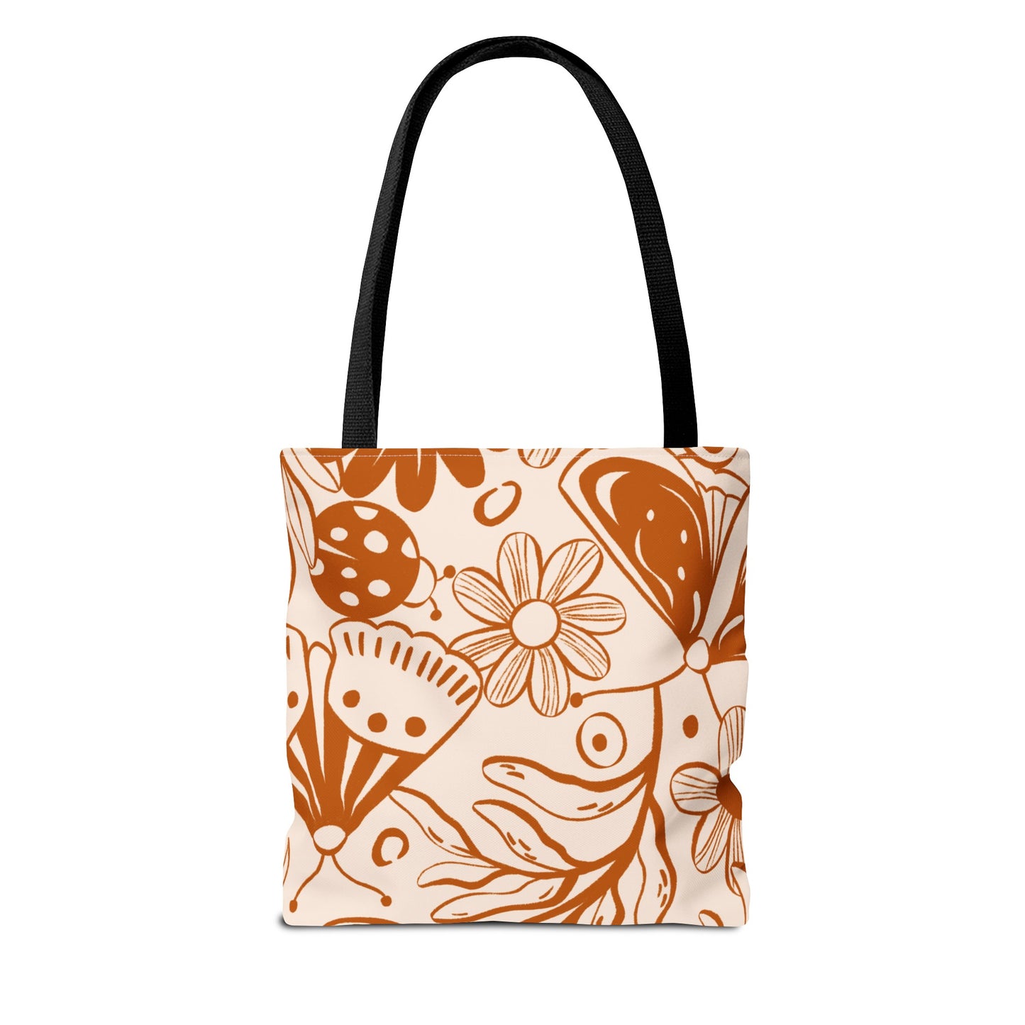 Autumn Butterfly Floral Tote Bag