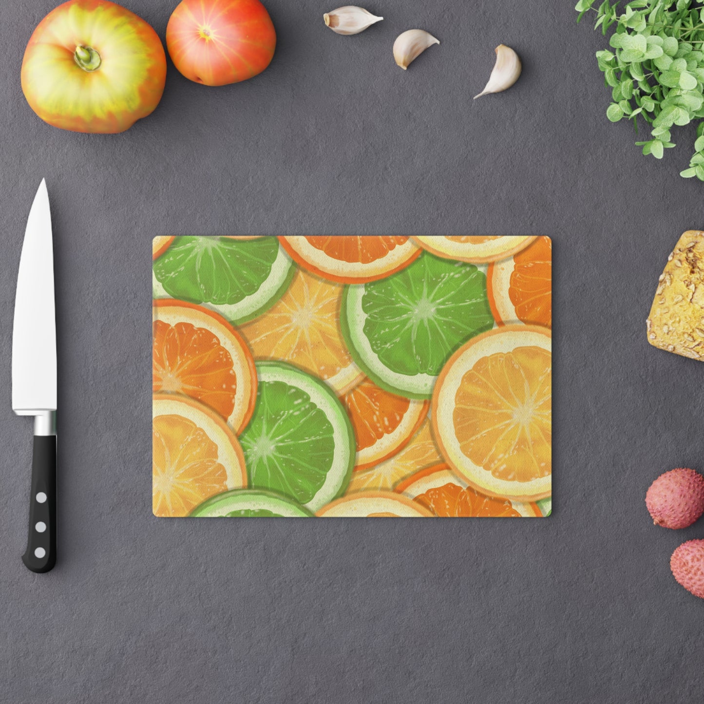 Citrus Glass Cutting Board