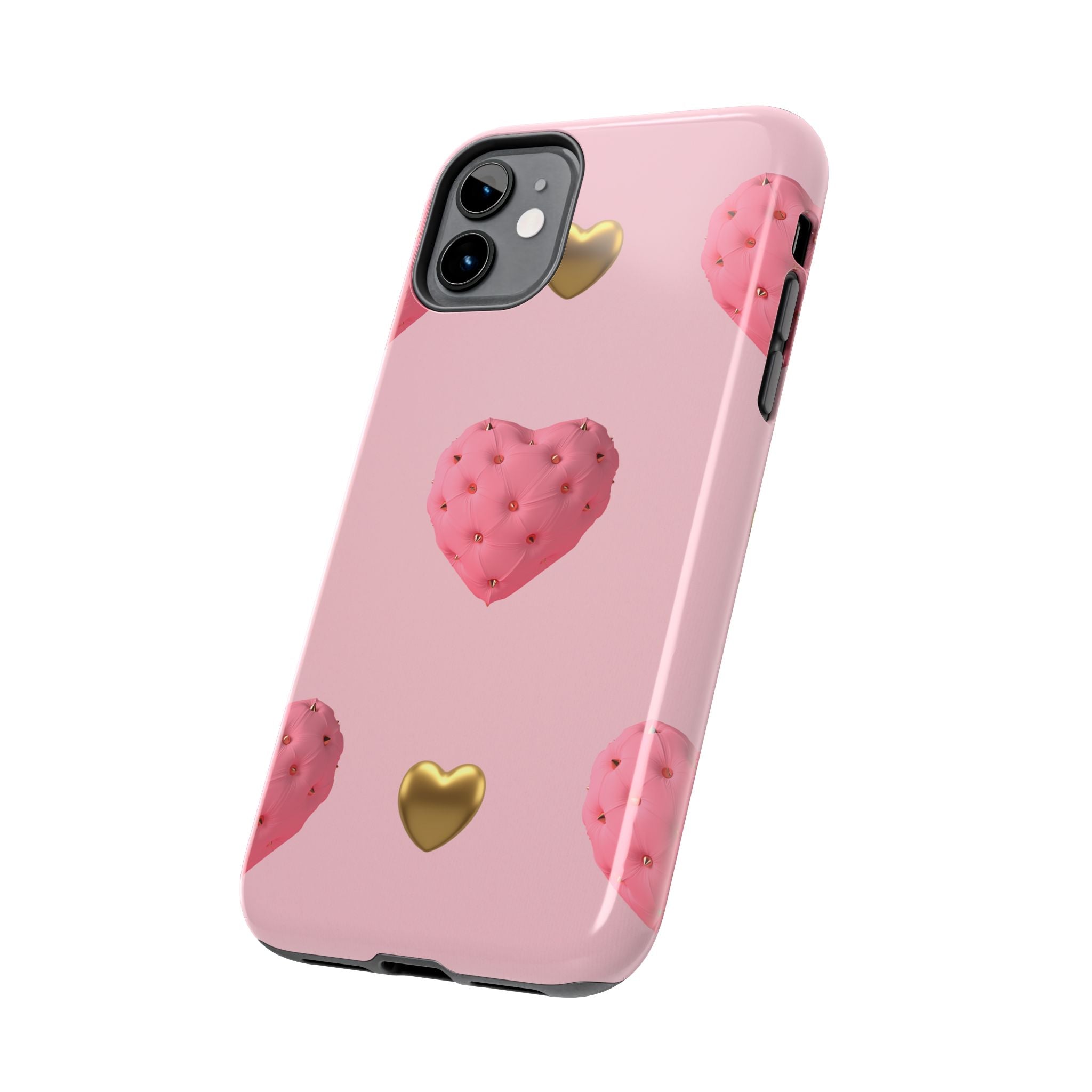 Heart of Gold Pink Phone Case (Apple & Android)
