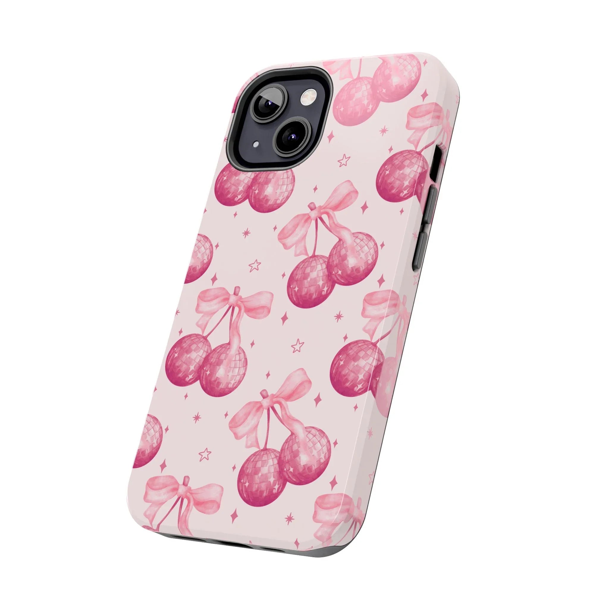 Disco Cherries Phone Case (Apple & Android) - Pink Sweetheart