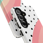 Polka Dot Rainbow Phone Case (Apple & Android) - Pink Sweetheart