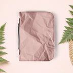 Wrinkled Blush Pink Paper Book Cover