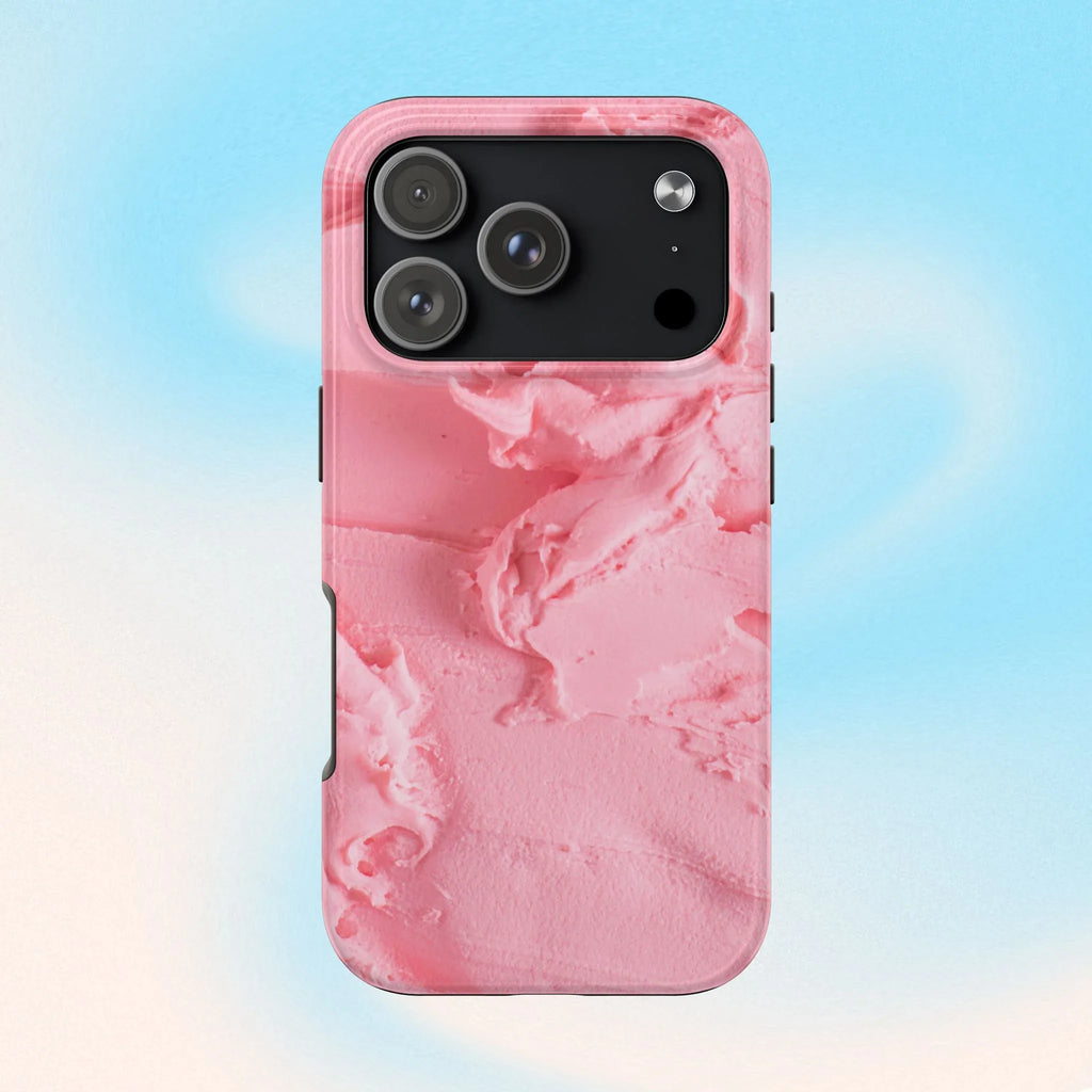 Yummy Pink Frosting Phone Case (Apple & Android) - Pink Sweetheart