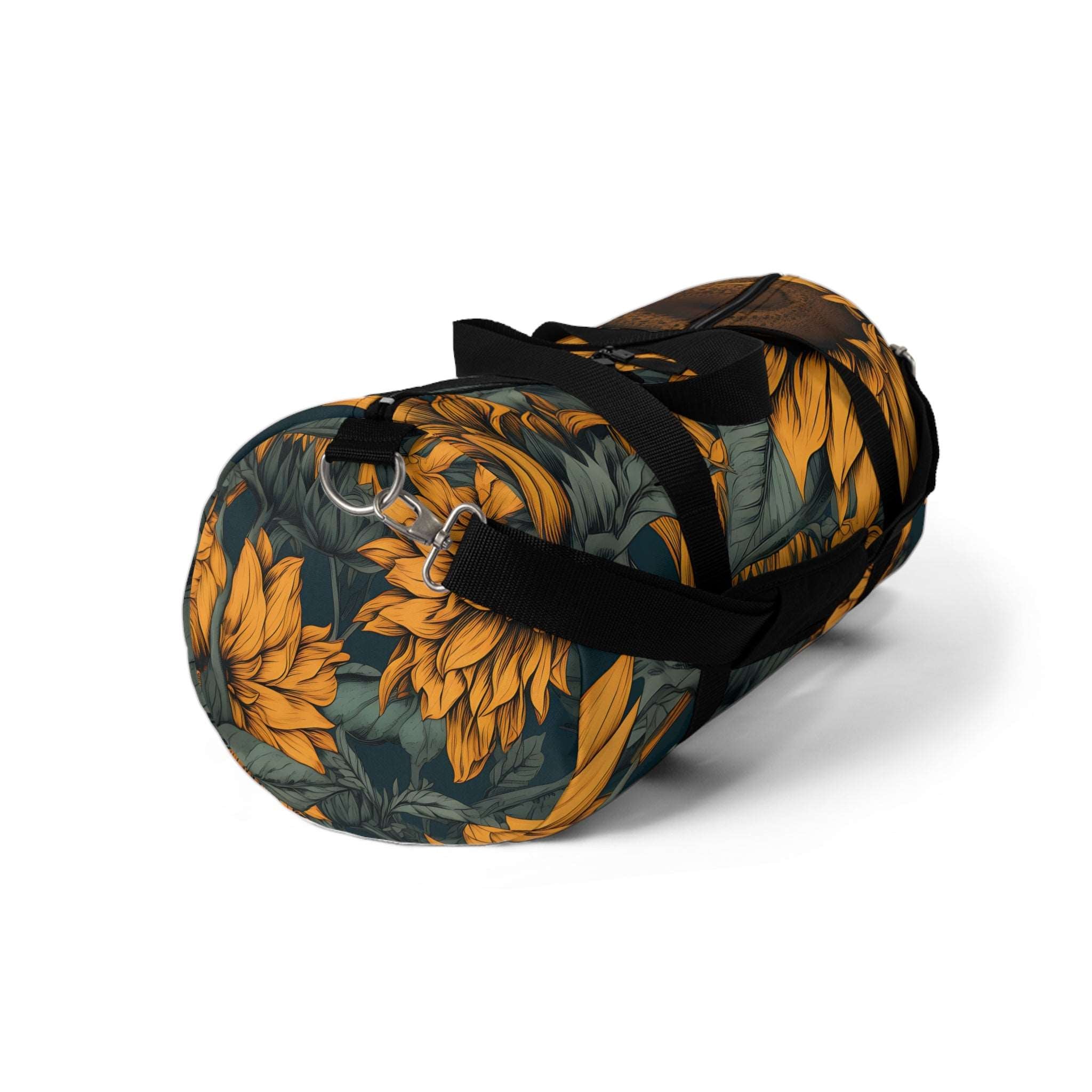 Midnight Sunflowers Duffel Bag