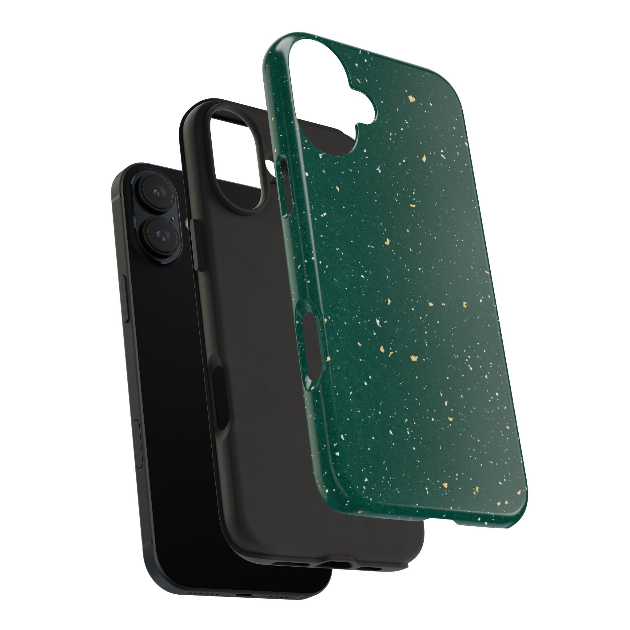 Emerald Gold Flecked Phone Case (Apple & Android)