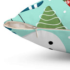 Christmas Holiday Square Pillow