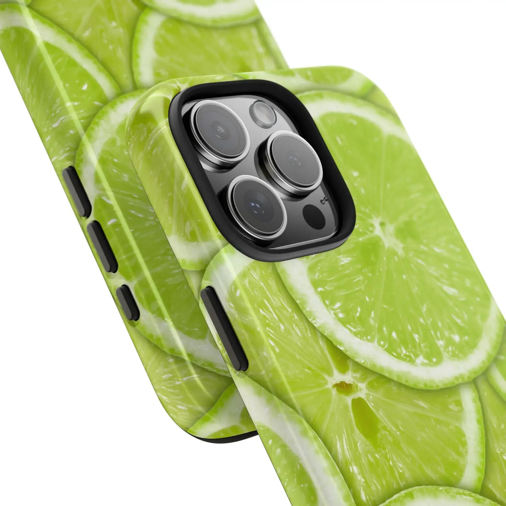 Green Citrus Lime Phone Case (Apple & Android) - Pink Sweetheart