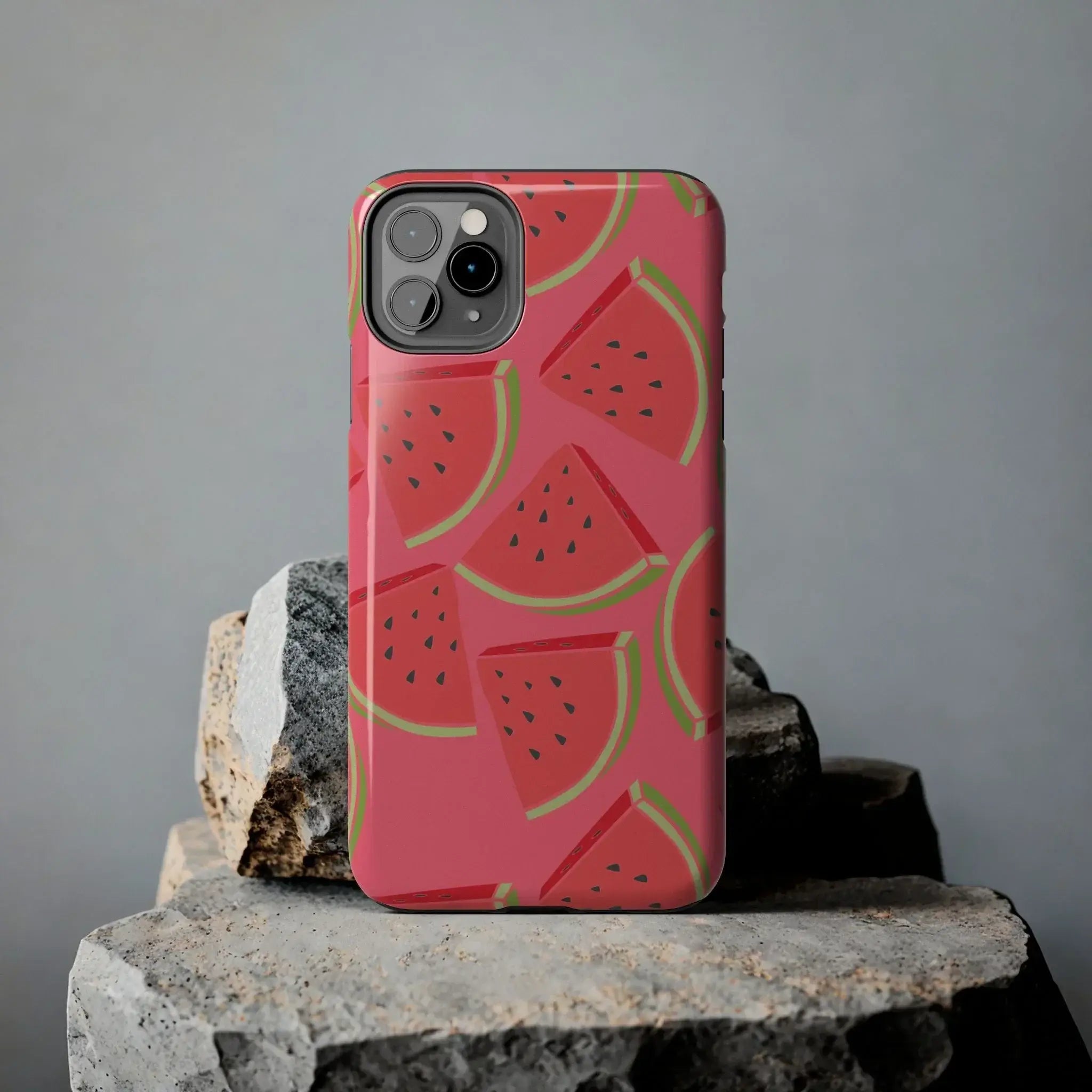 Watermelon Slices Phone Case (Apple & Android) - Pink Sweetheart