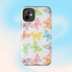 Busy Butterflies Phone Case (Apple & Android) - Pink Sweetheart
