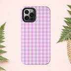 Pink Gingham Phone Case (Apple & Android) - Pink Sweetheart