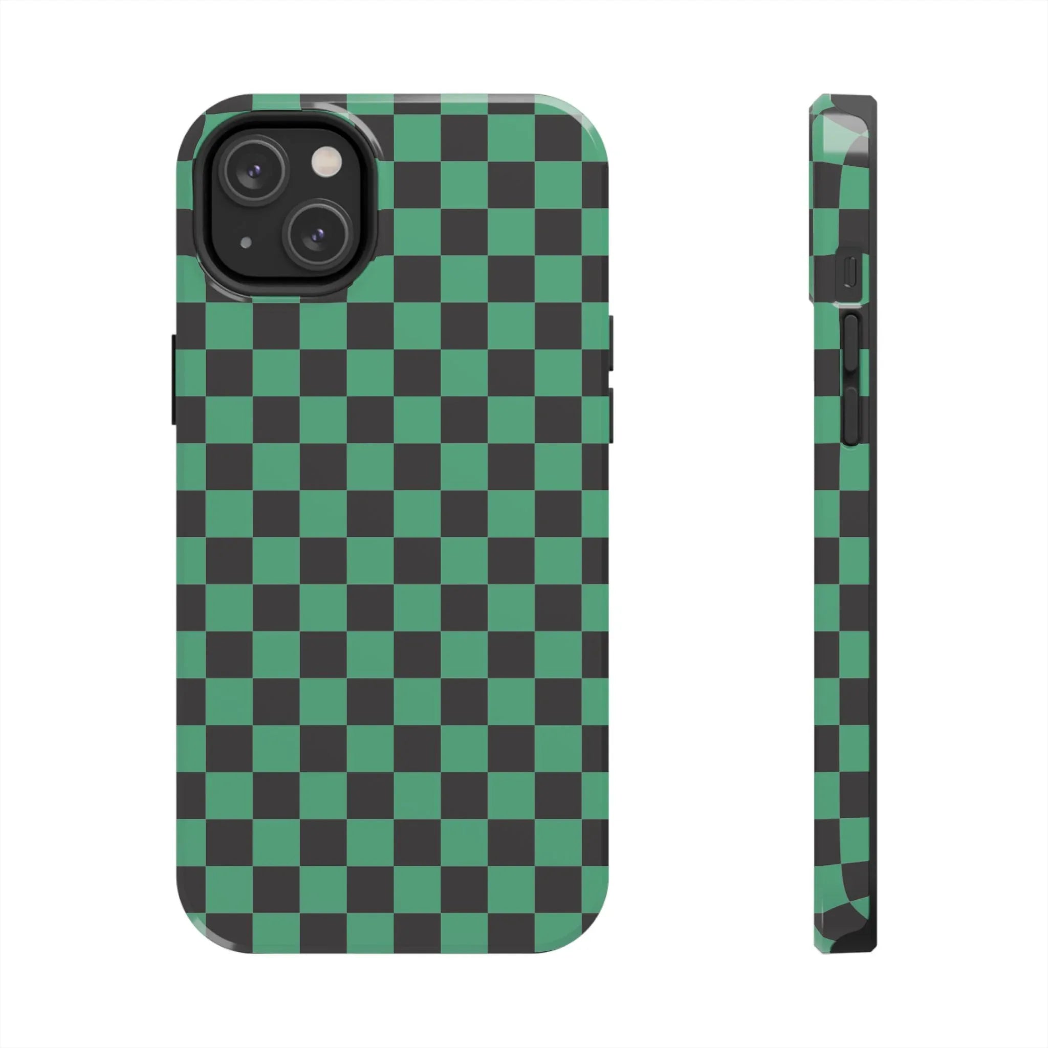 Checkered Kimono Tough Phone Case (Apple & Android) - Pink Sweetheart