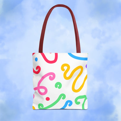 Colorful Doodles Tote Bag