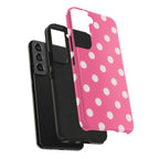 Pink Polka Dot Phone Case (Apple & Android) - Pink Sweetheart