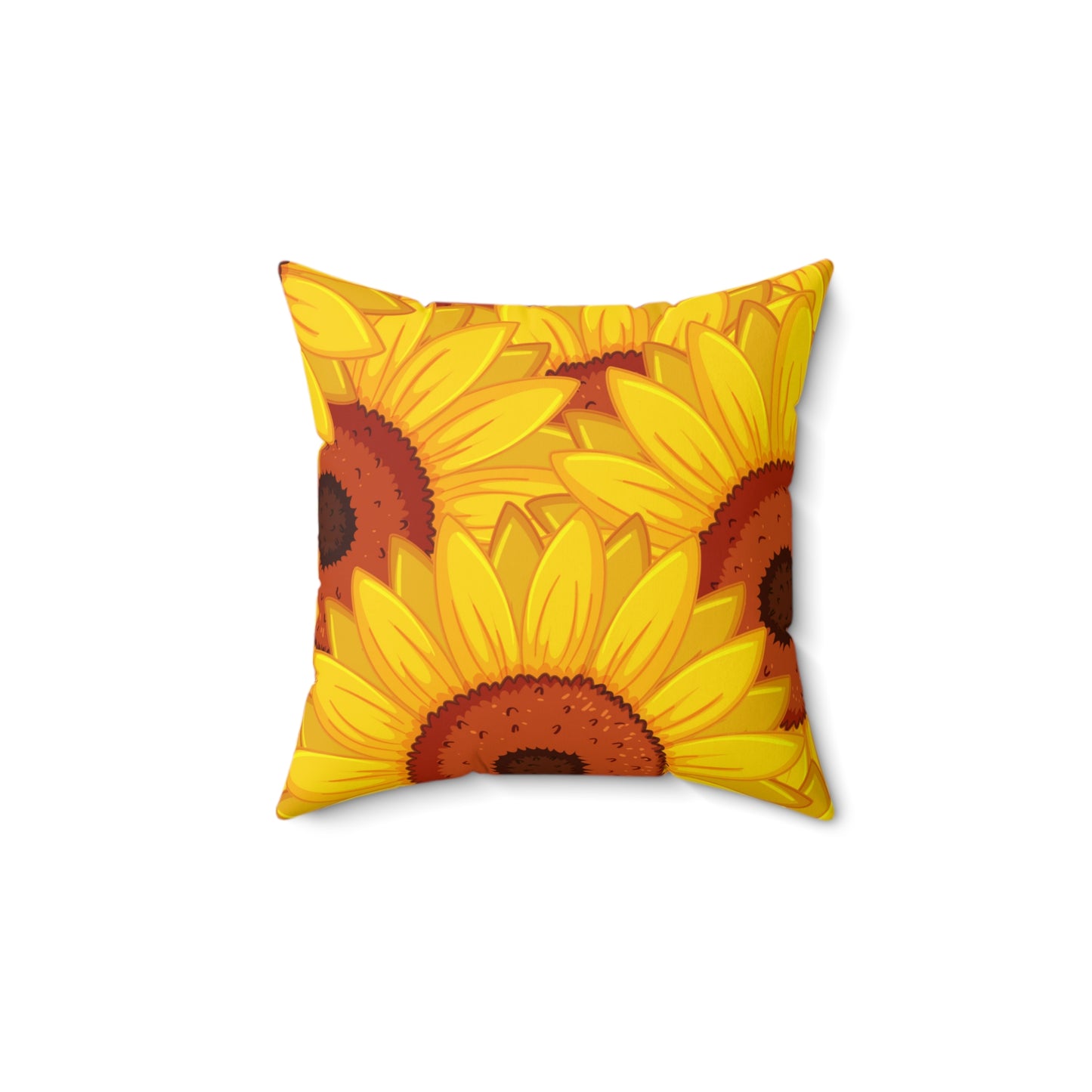 Sunflower Dream Square Pillow