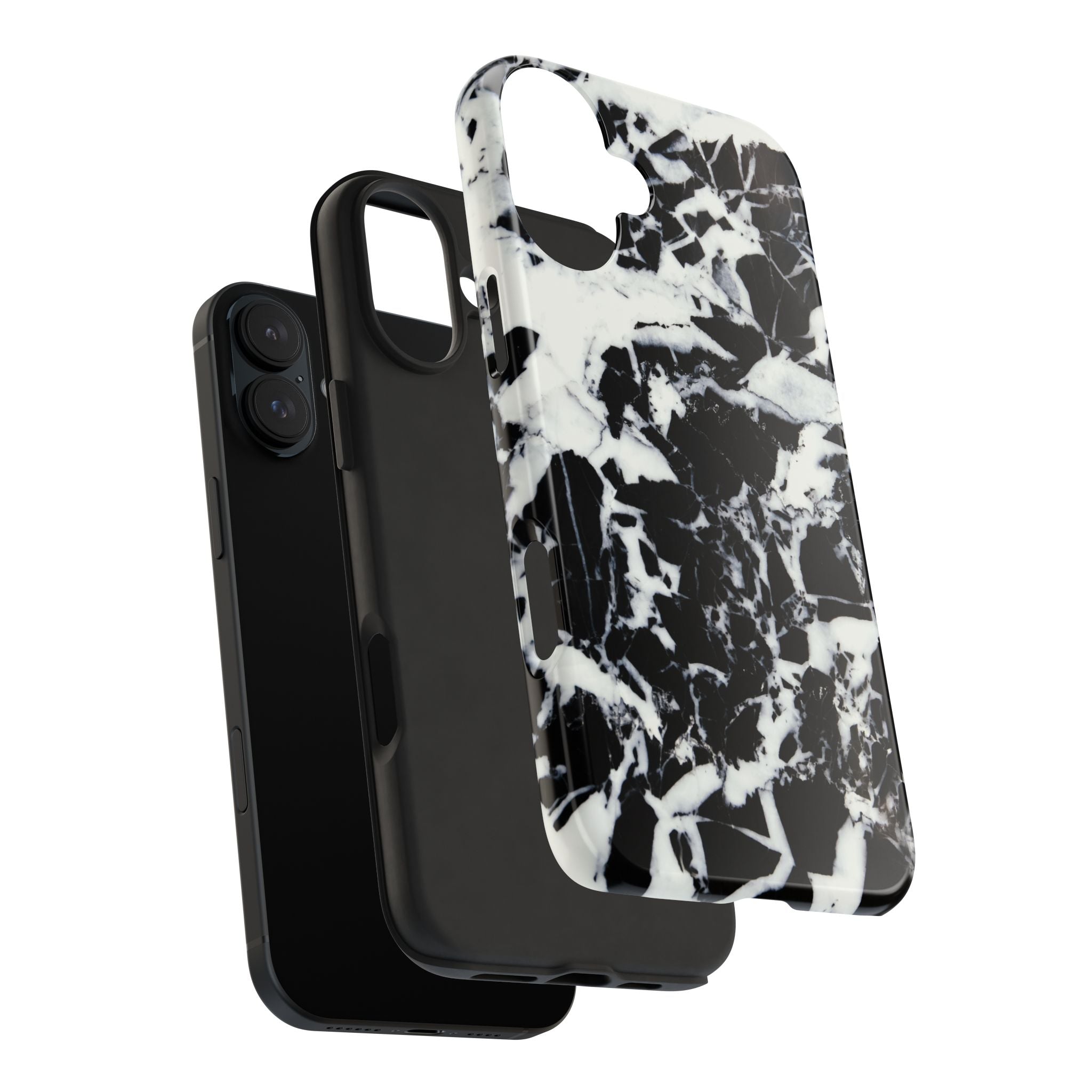 Black & White Shattered Phone Case (Apple & Android)