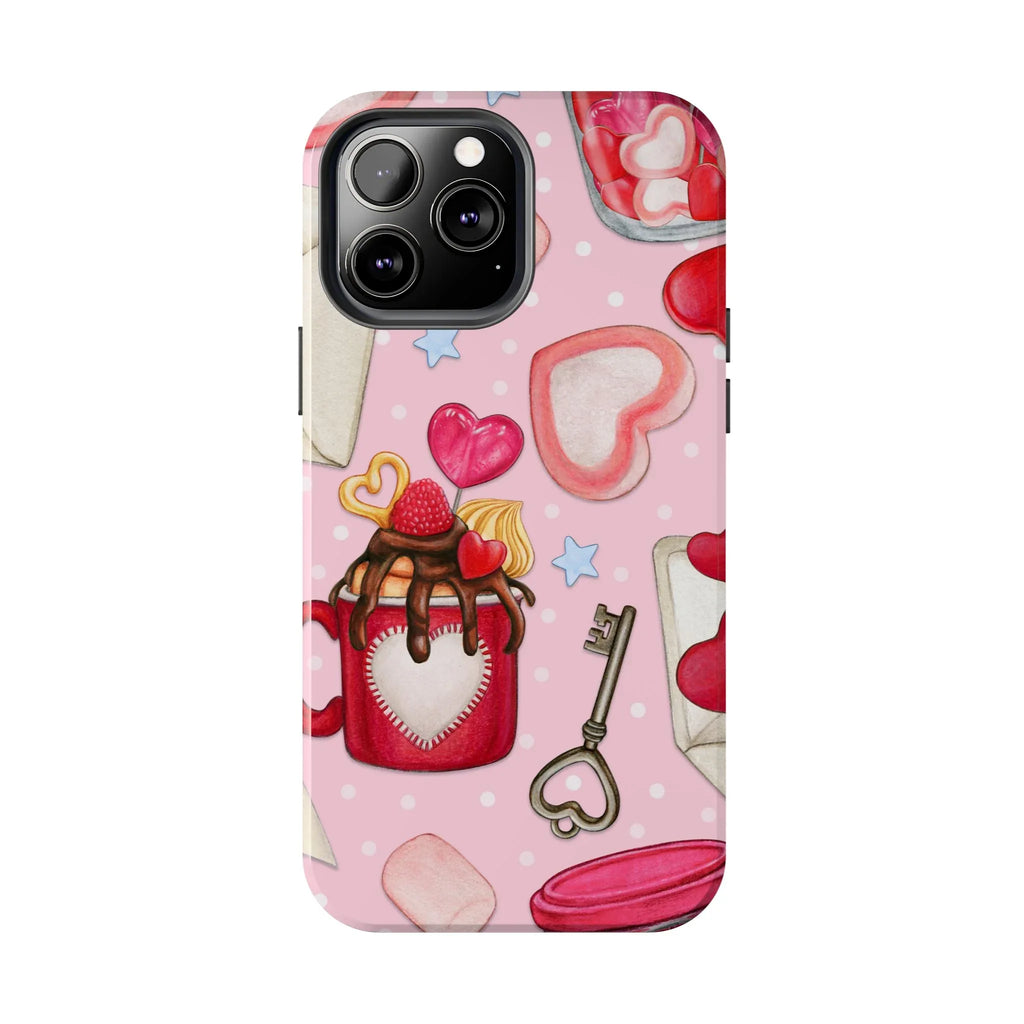 Goodies for My Sweetheart Phone Case (Apple & Android) - Pink Sweetheart