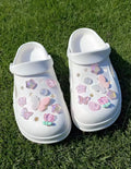 Sweet Sparkle Pink Clog Charms Set - Pink Sweetheart