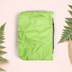 Wrinkled Apple Green Paper Book Cover