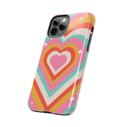 Psychedelic Hearts Phone Case