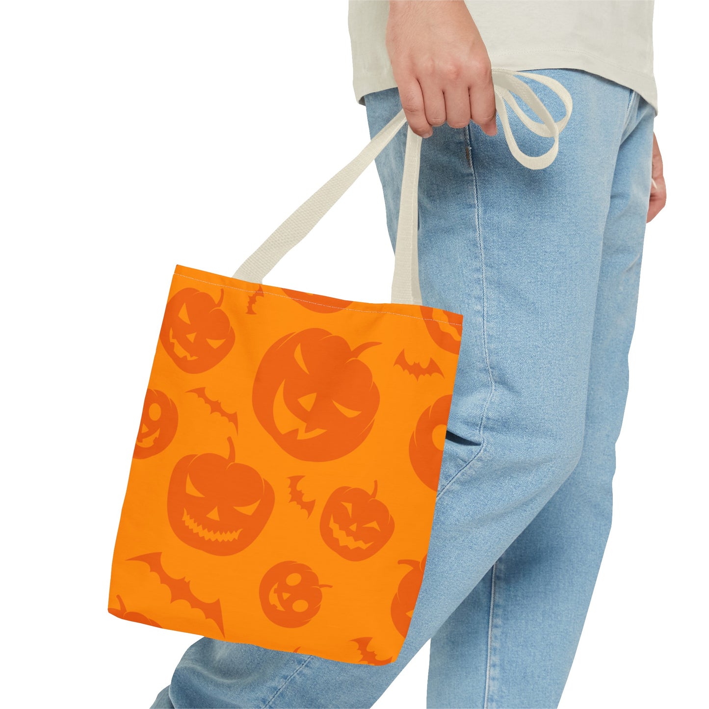 Orange Halloween Tote Bag