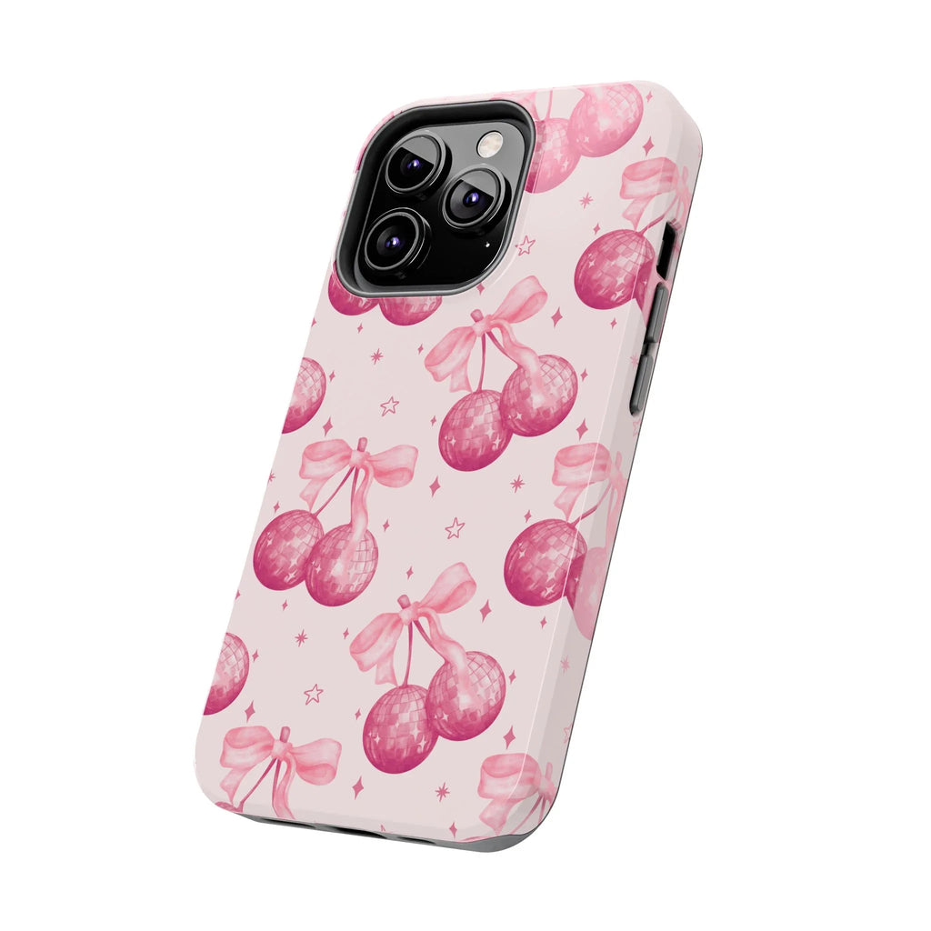 Disco Cherries Phone Case (Apple & Android) - Pink Sweetheart