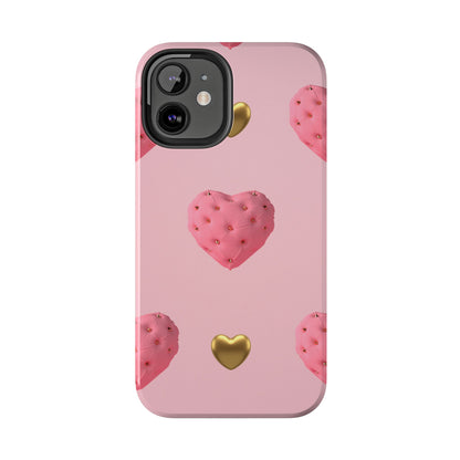 Heart of Gold Pink Phone Case