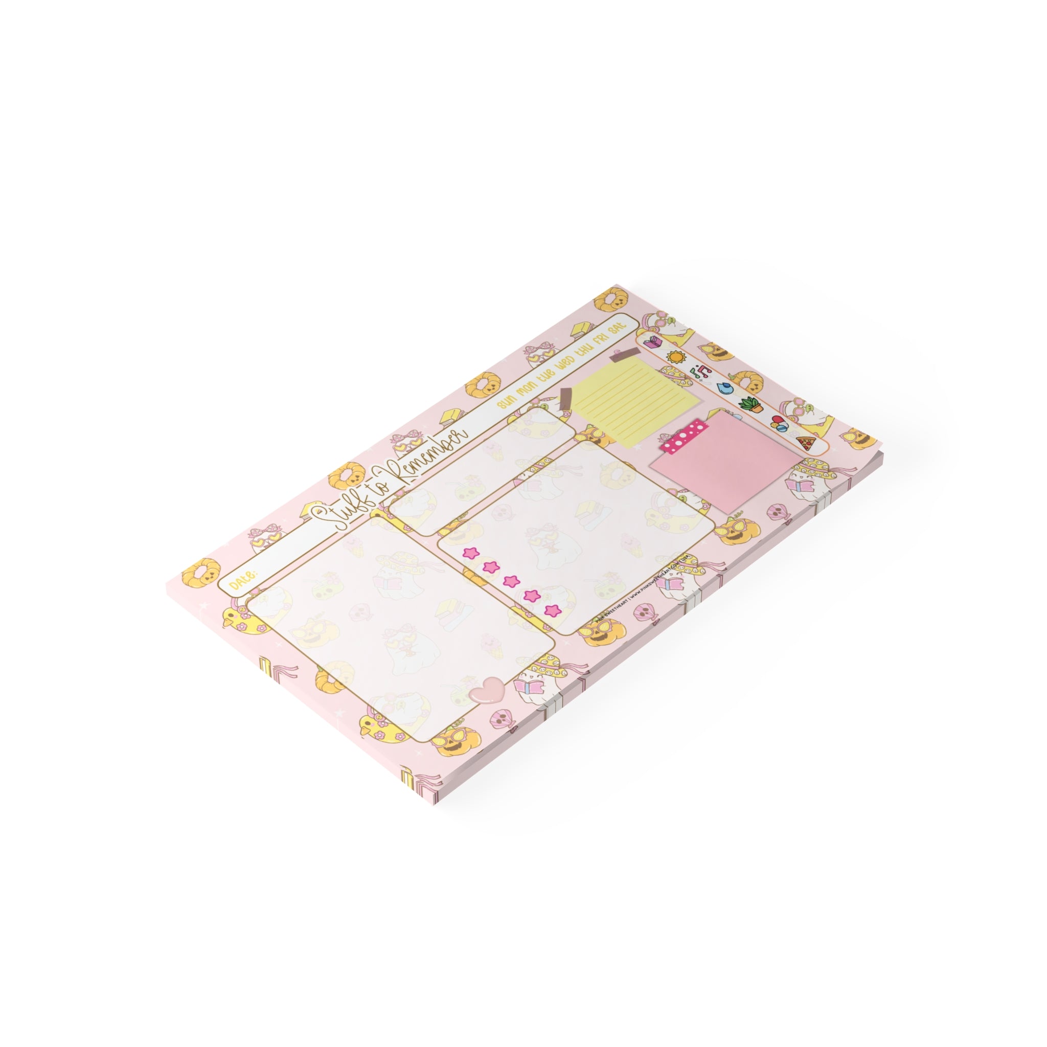 Miss Ghostie Cottonboo Sticky Note Pad
