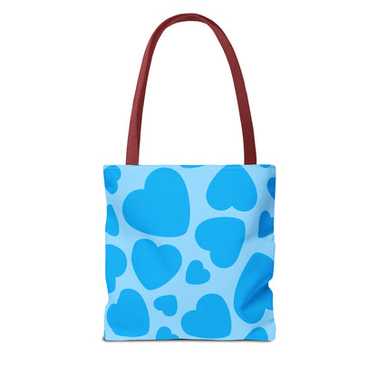 Blue Hearts Tote Bag