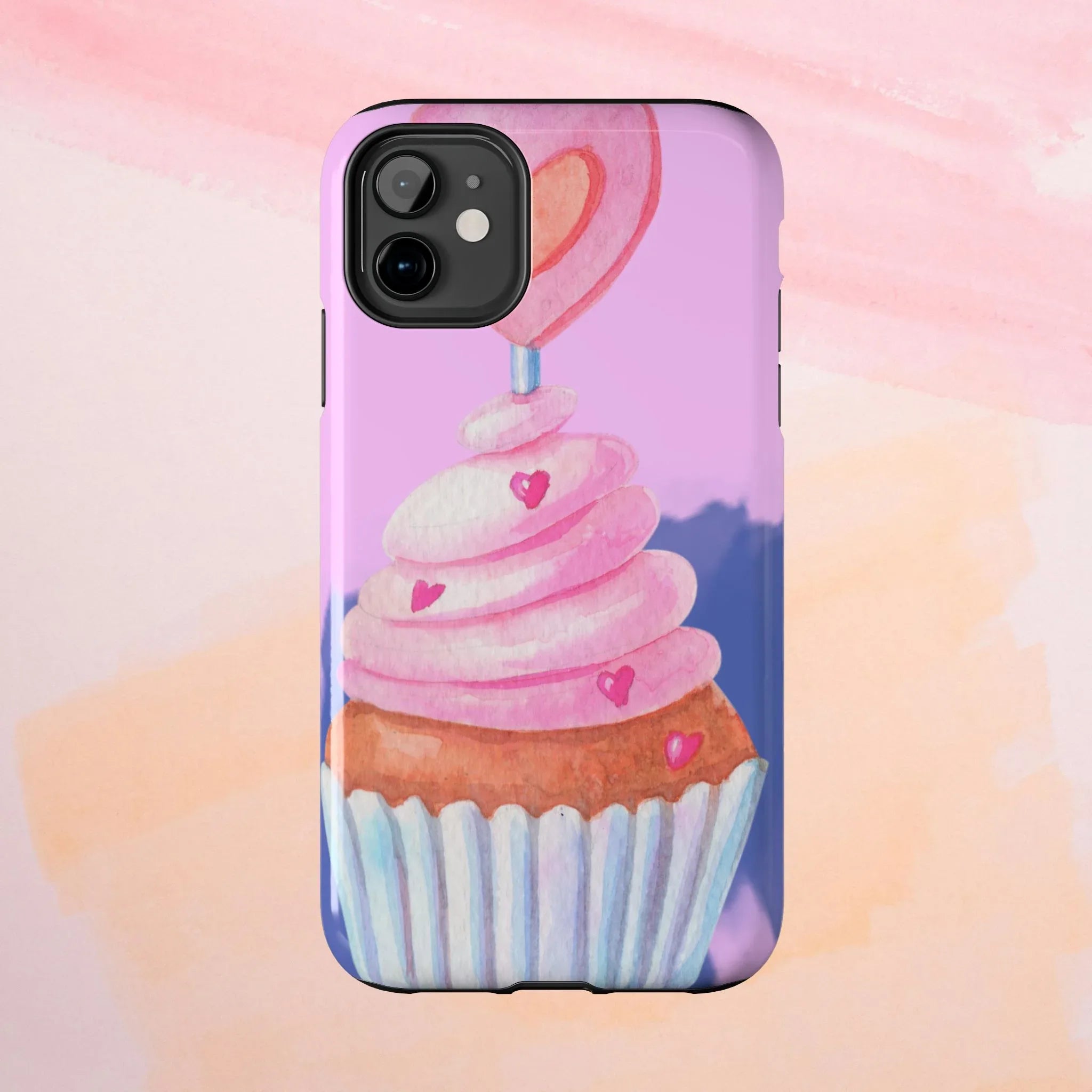 Cutie Cupcake Phone Case (Apple & Android) - Pink Sweetheart