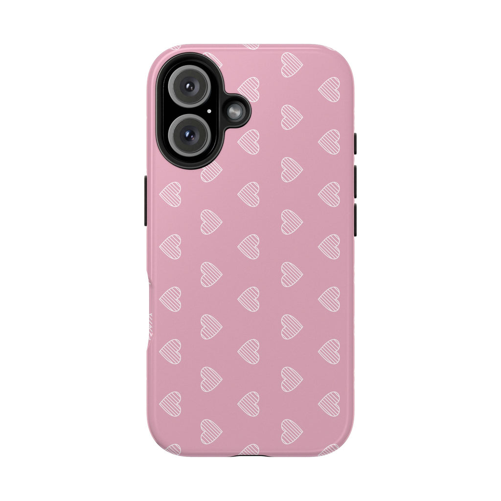 Infinite Pink Hearts Phone Case (Apple & Android)