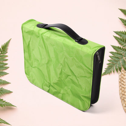 Wrinkled Apple Green Paper Book Cover