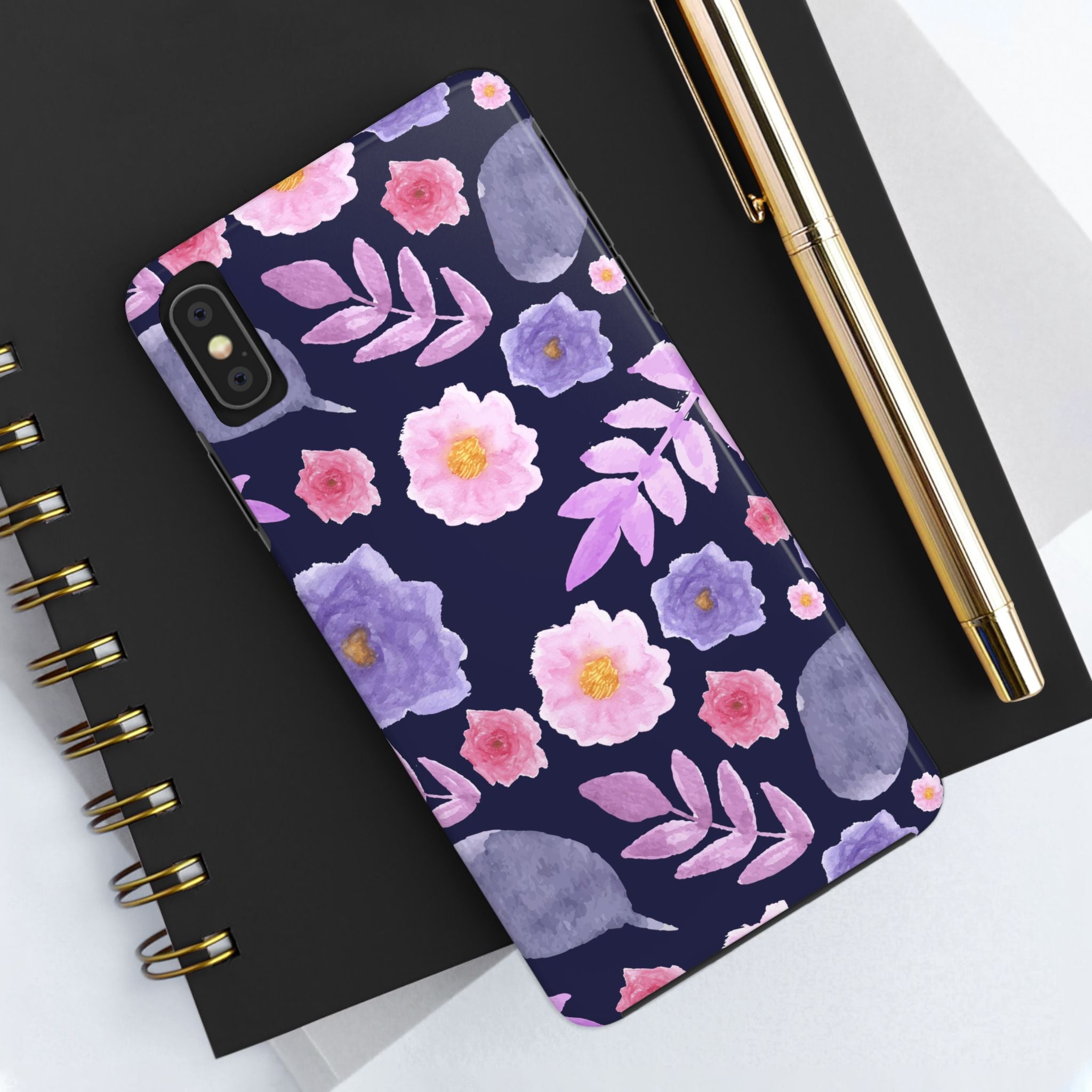 Purple Florals Phone Case (Apple & Android)
