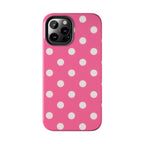 Pink Polka Dot Phone Case (Apple & Android)
