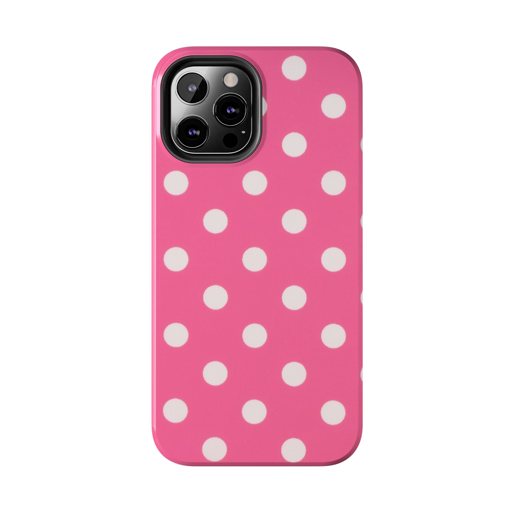 Pink Polka Dot Phone Case (Apple & Android)