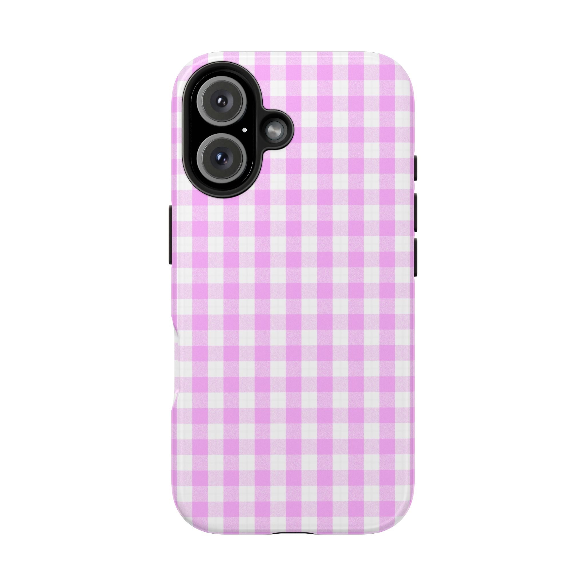Pink Gingham Phone Case (Apple & Android)
