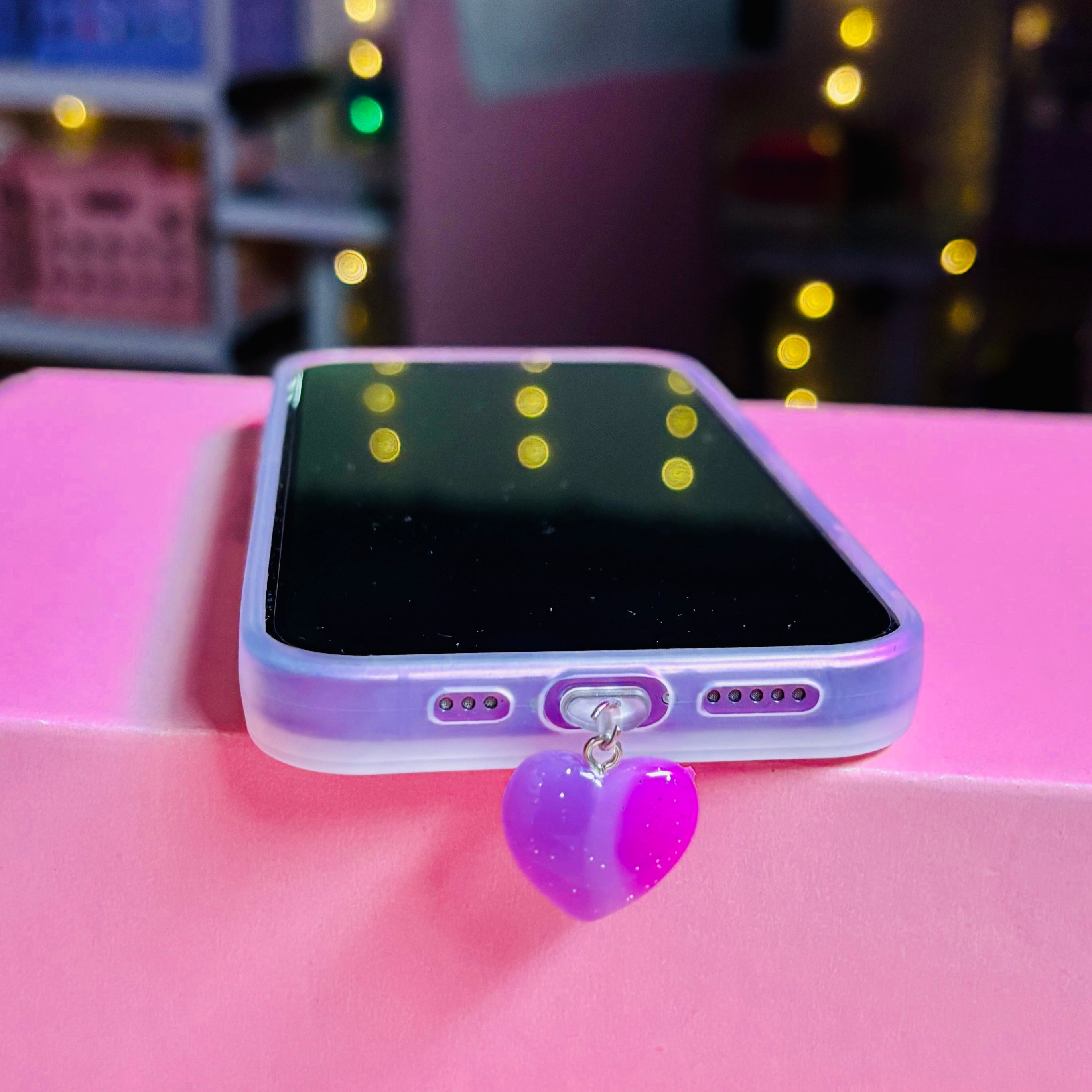 Sherbet Heart Dust Plug Charm