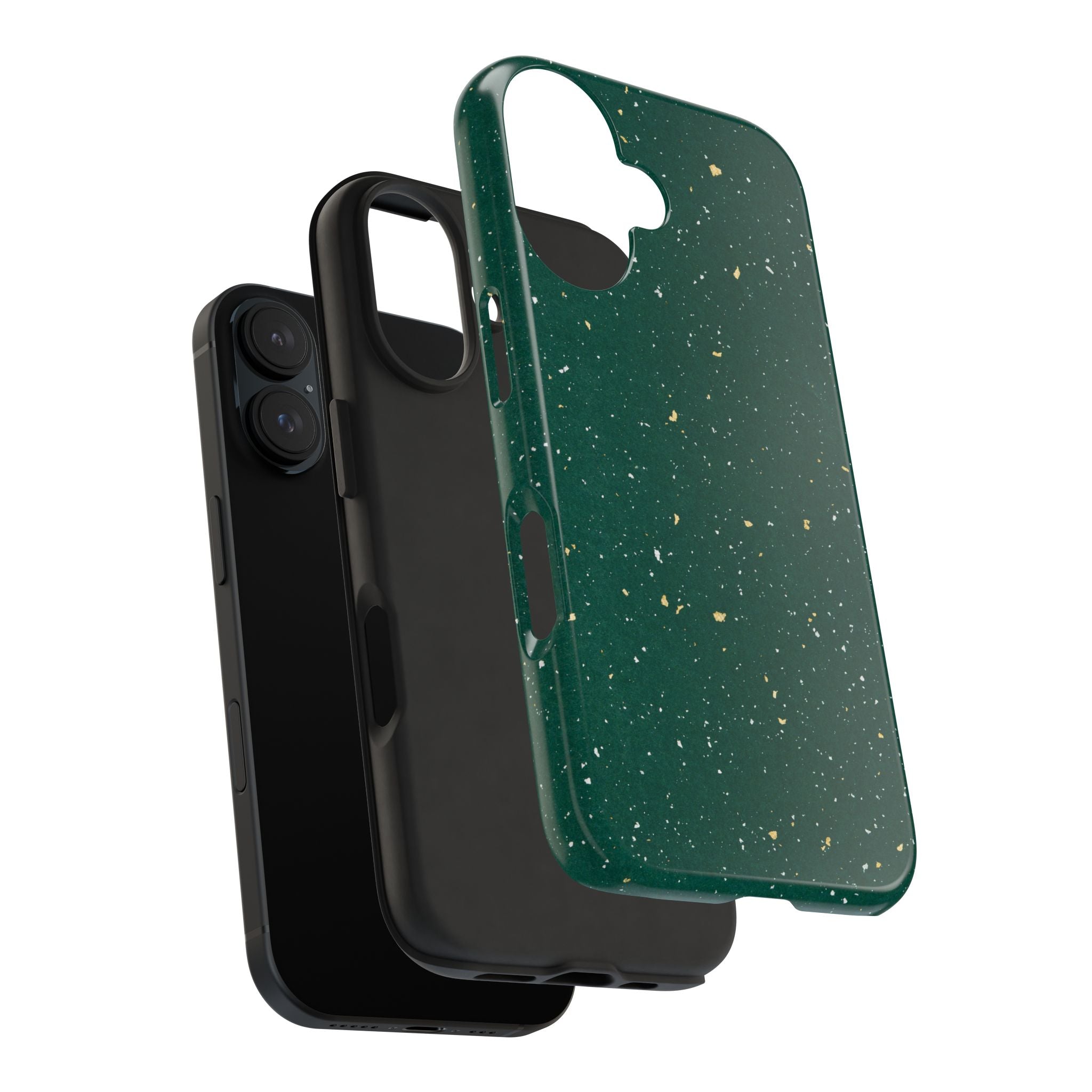 Emerald Gold Flecked Phone Case (Apple & Android)