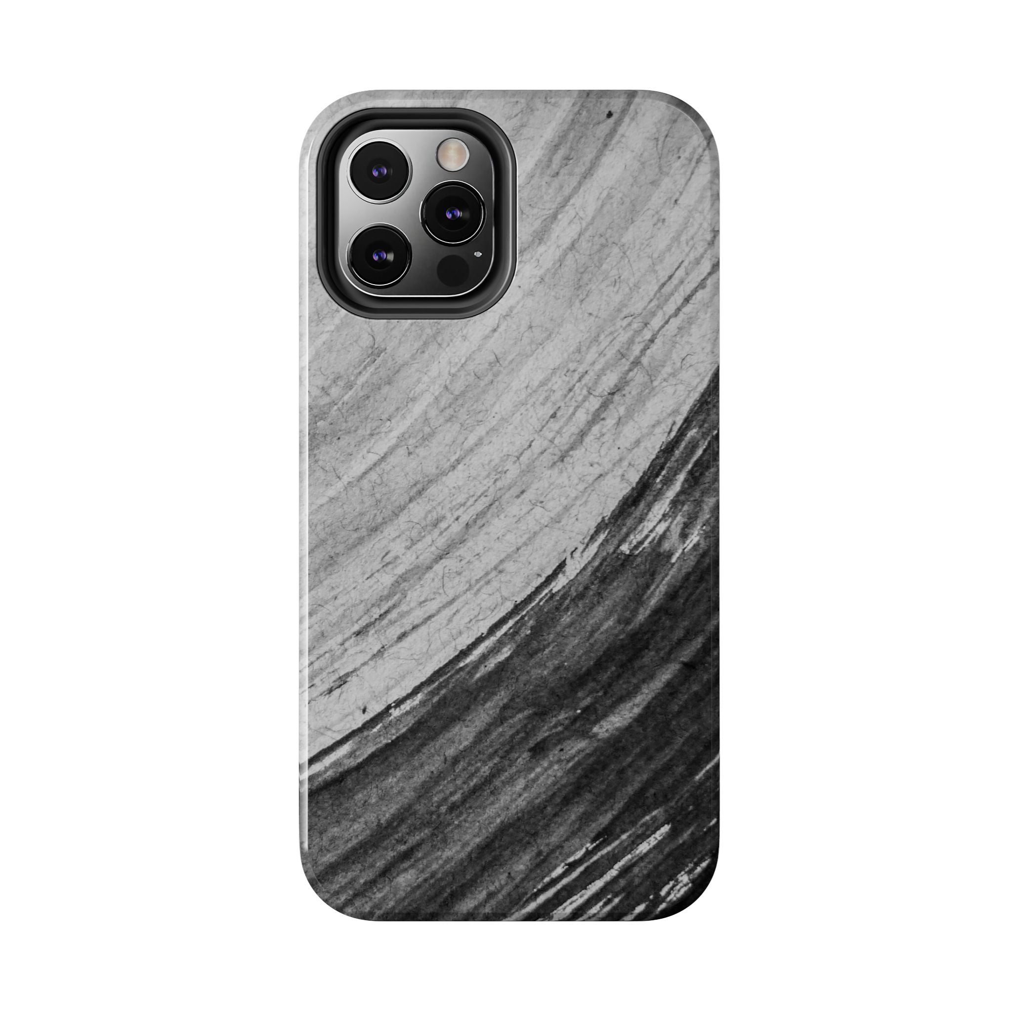 Black & Gray Phone Case (Apple & Android)