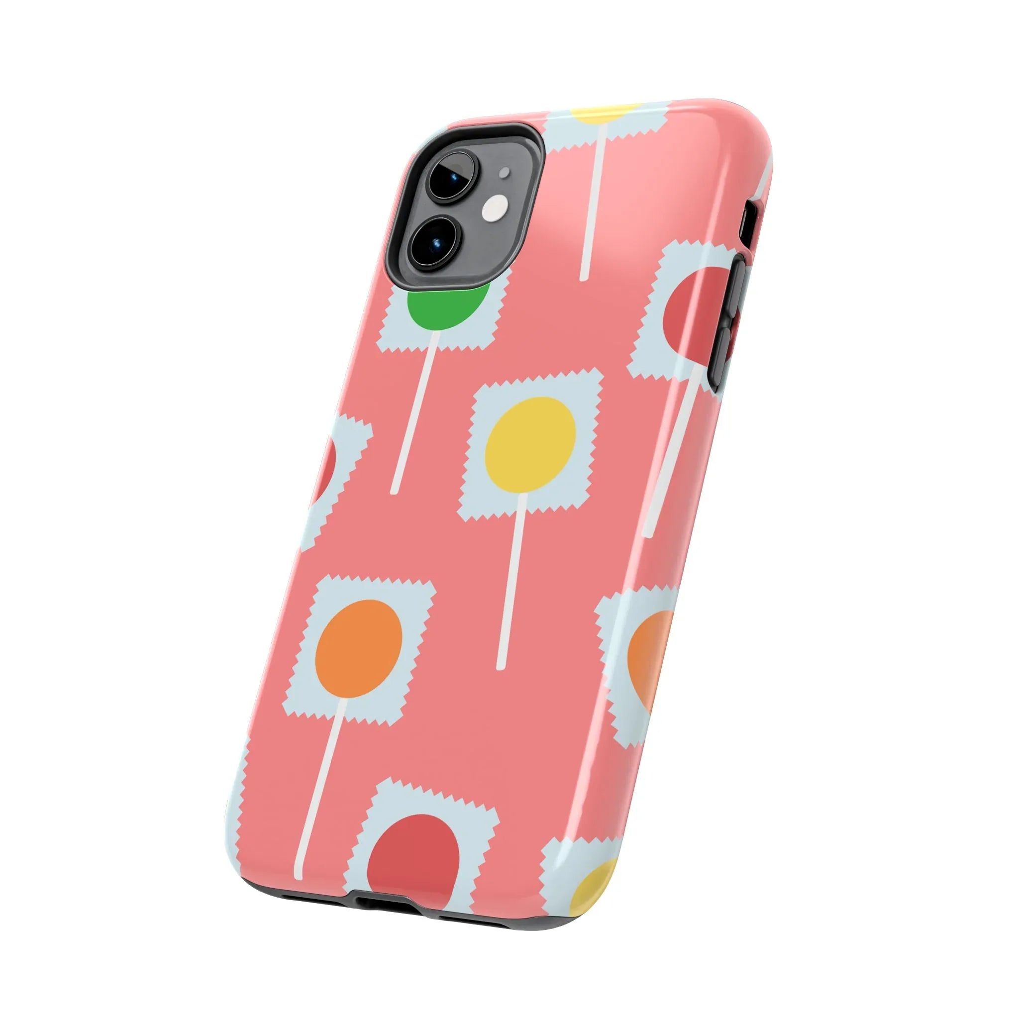 Lollipop Candy Phone Case (Apple & Android) - Pink Sweetheart