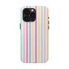 Pastel Candy Stripes Phone Cases (Apple & Android)