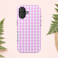 Pink Gingham Phone Case (Apple & Android) - Pink Sweetheart