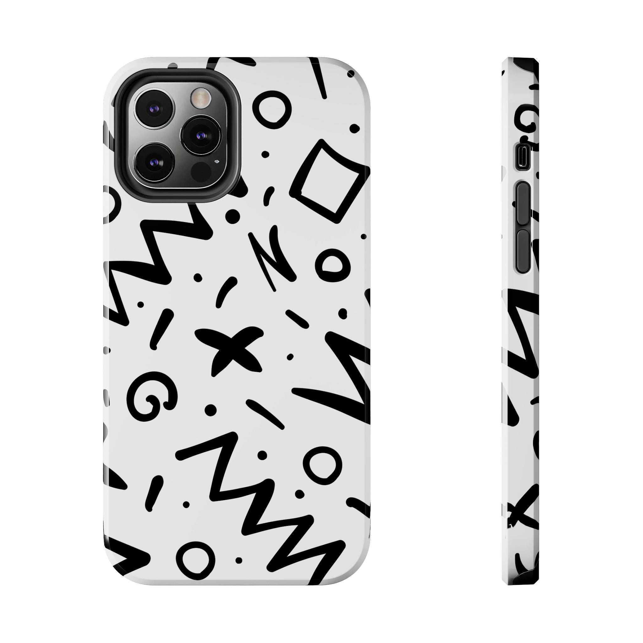 Abstract Memphis Pattern Phone Case (Apple & Android)