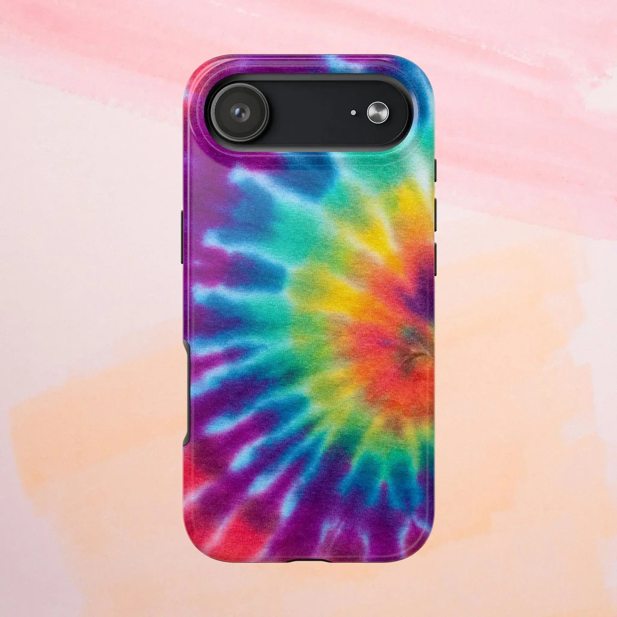 Groovy Tie Dye Phone Case (Apple & Android) - Pink Sweetheart