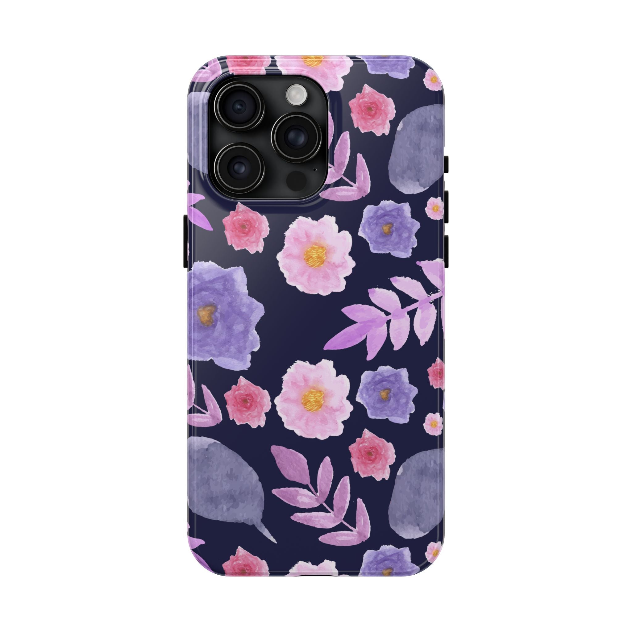 Purple Florals Phone Case (Apple & Android)